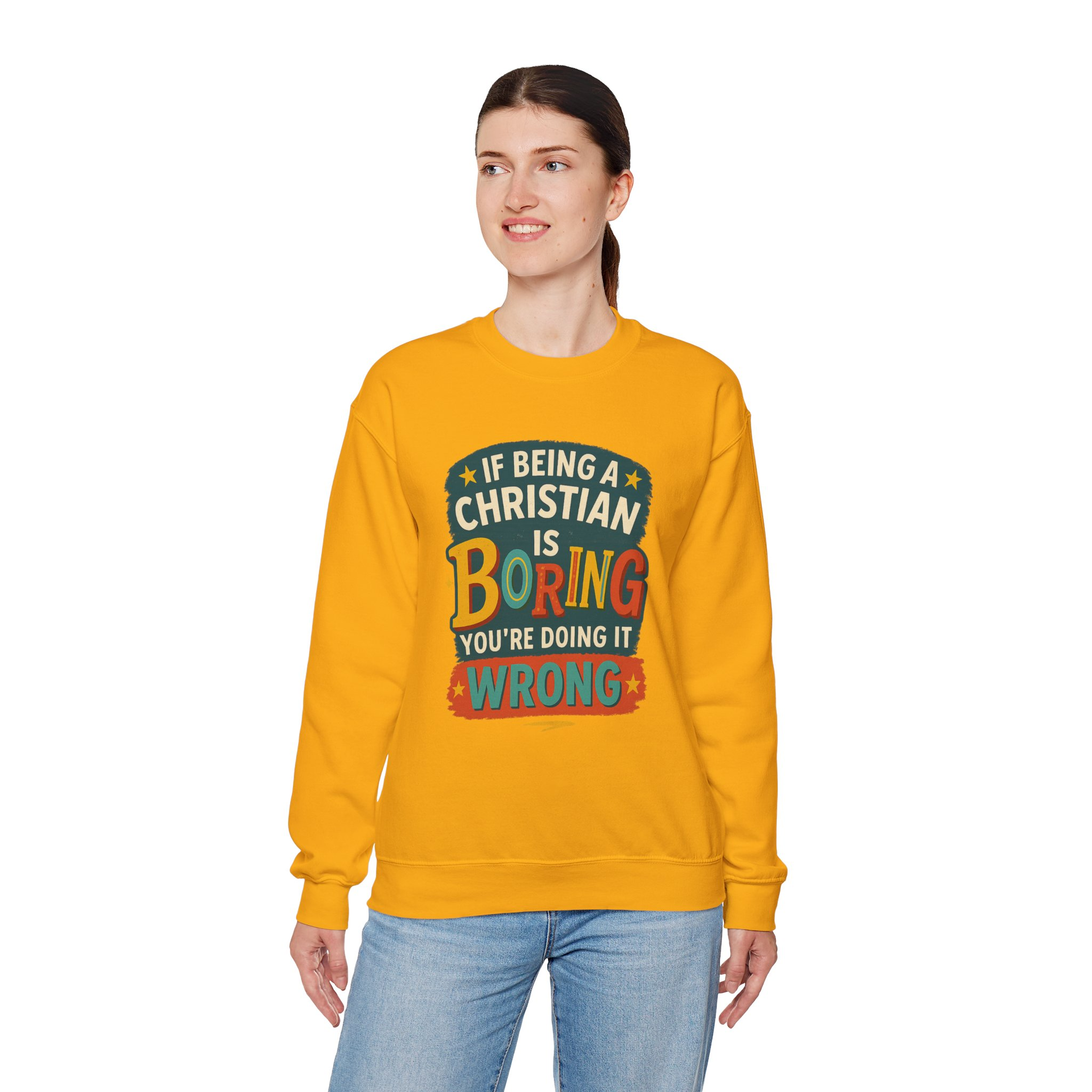 Boring Christian Sweatshirt - Image 2