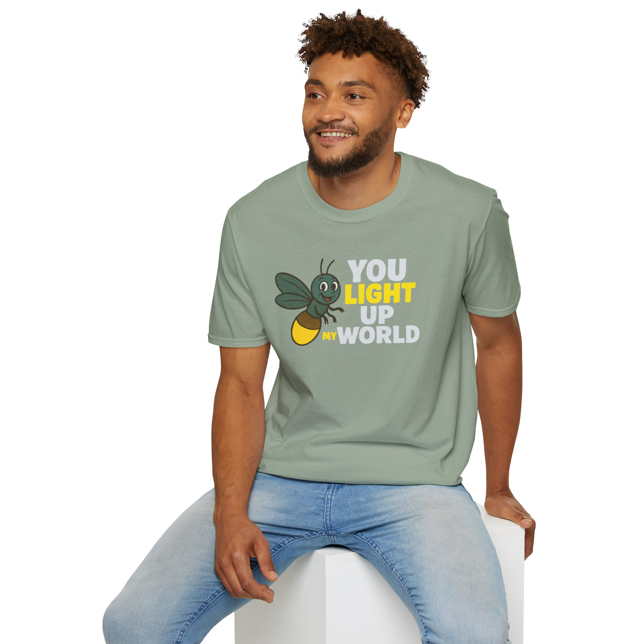 You Light Up My World (White) T-Shirt - Image 6