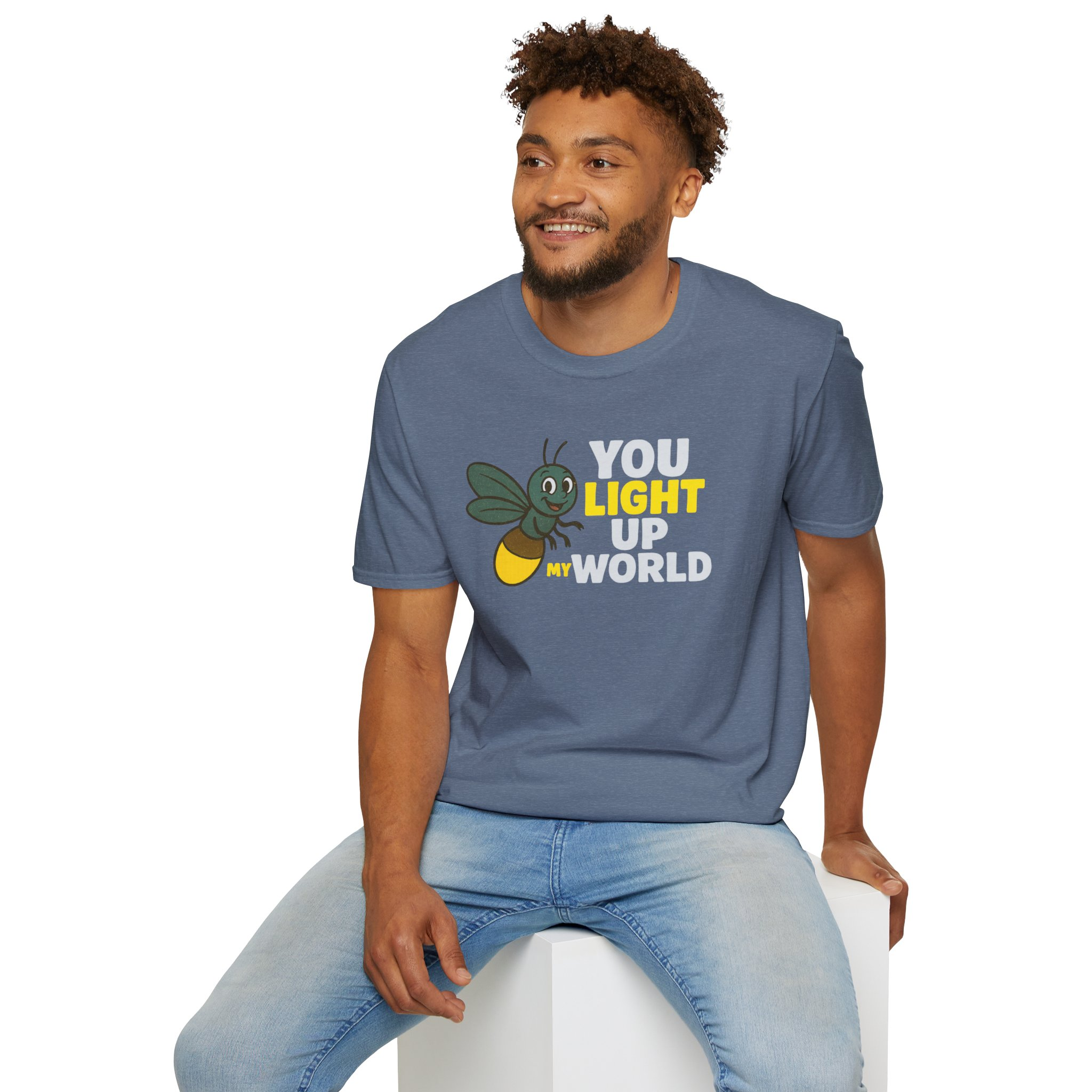You Light Up My World (White) T-Shirt - Image 12