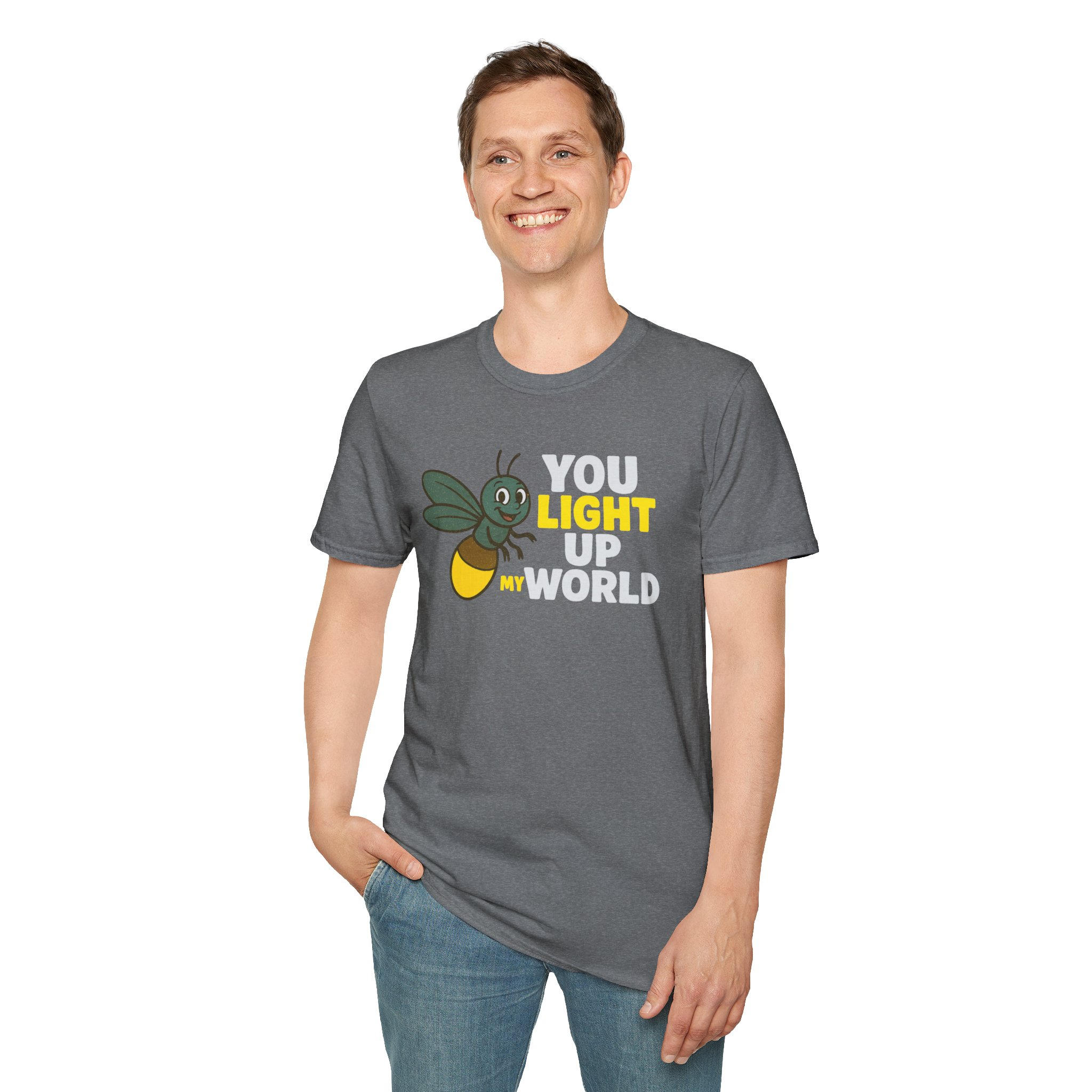 You Light Up My World (White) T-Shirt - Image 10