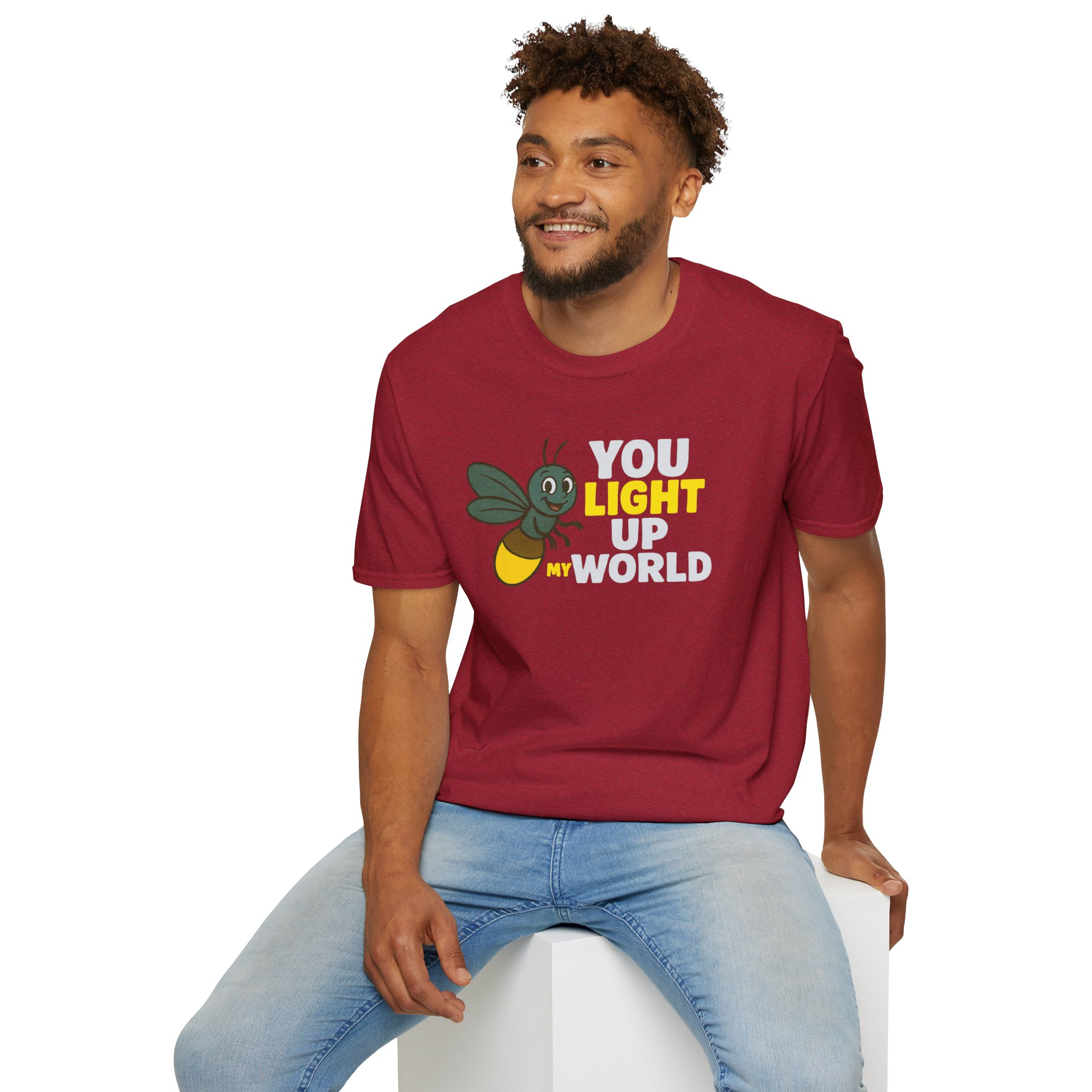 You Light Up My World (White) T-Shirt - Image 16