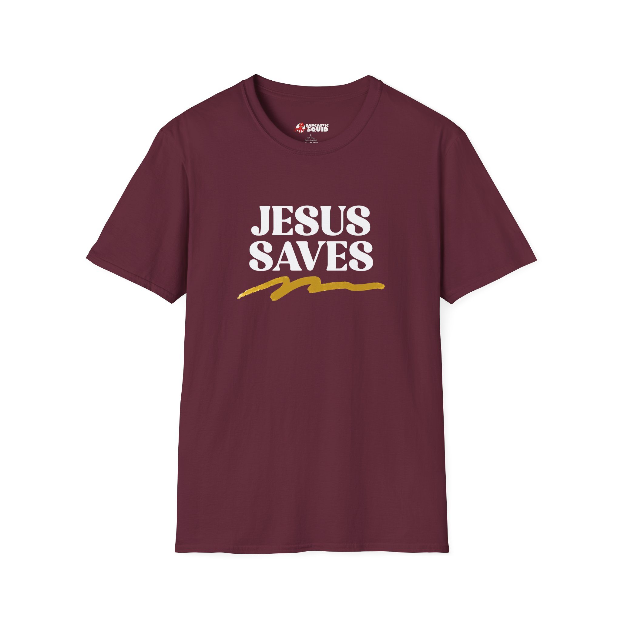 Jesus Saves Unisex T-Shirt - Image 3
