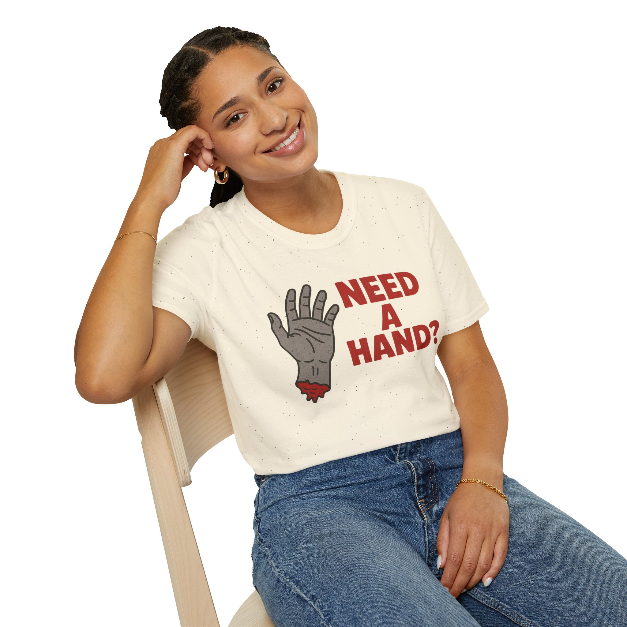 Need a Hand? Unisex Softstyle T-Shirt - Image 12