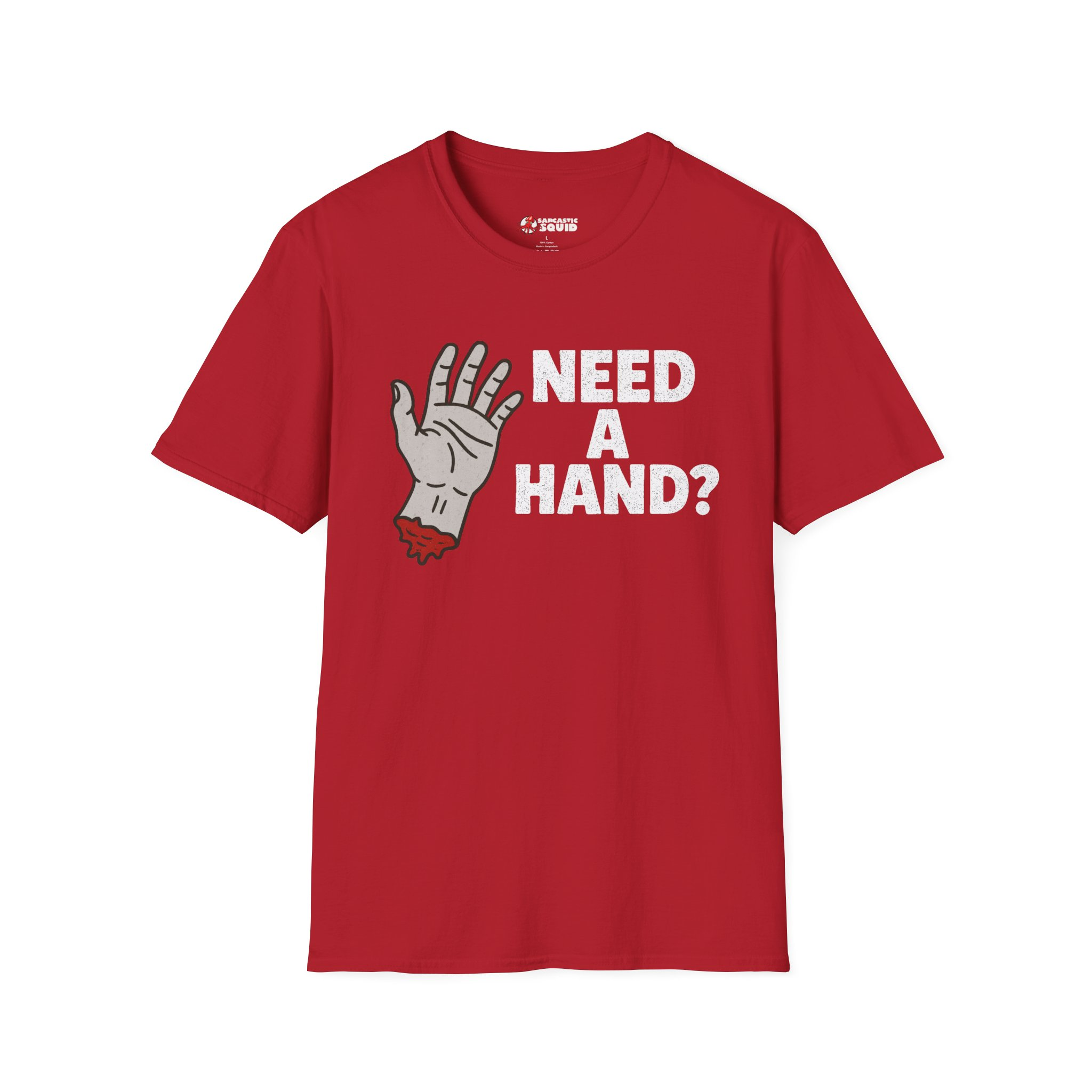 Need a Hand? (Light) Unisex Softstyle T-Shirt - Image 7