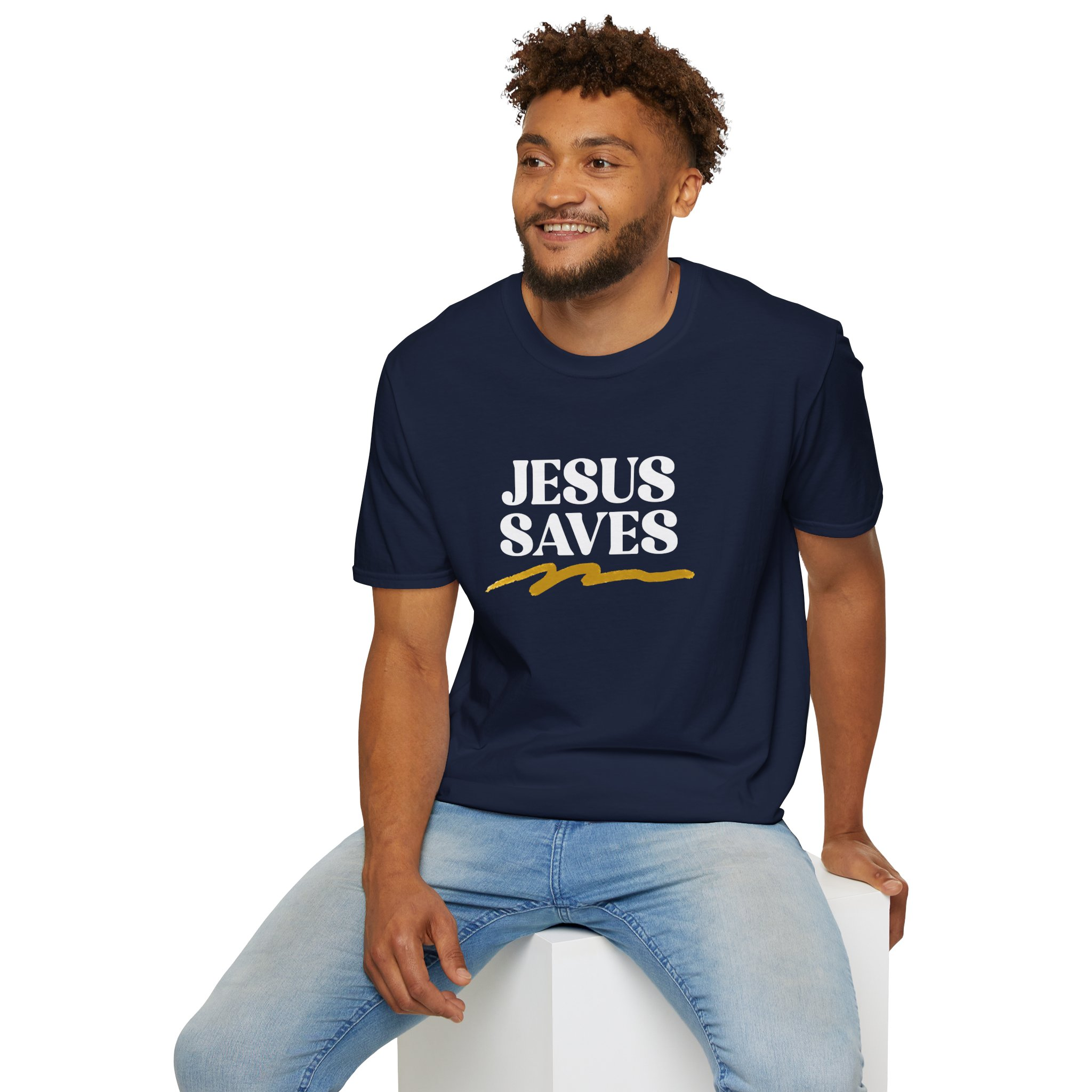 Jesus Saves Unisex T-Shirt - Image 12