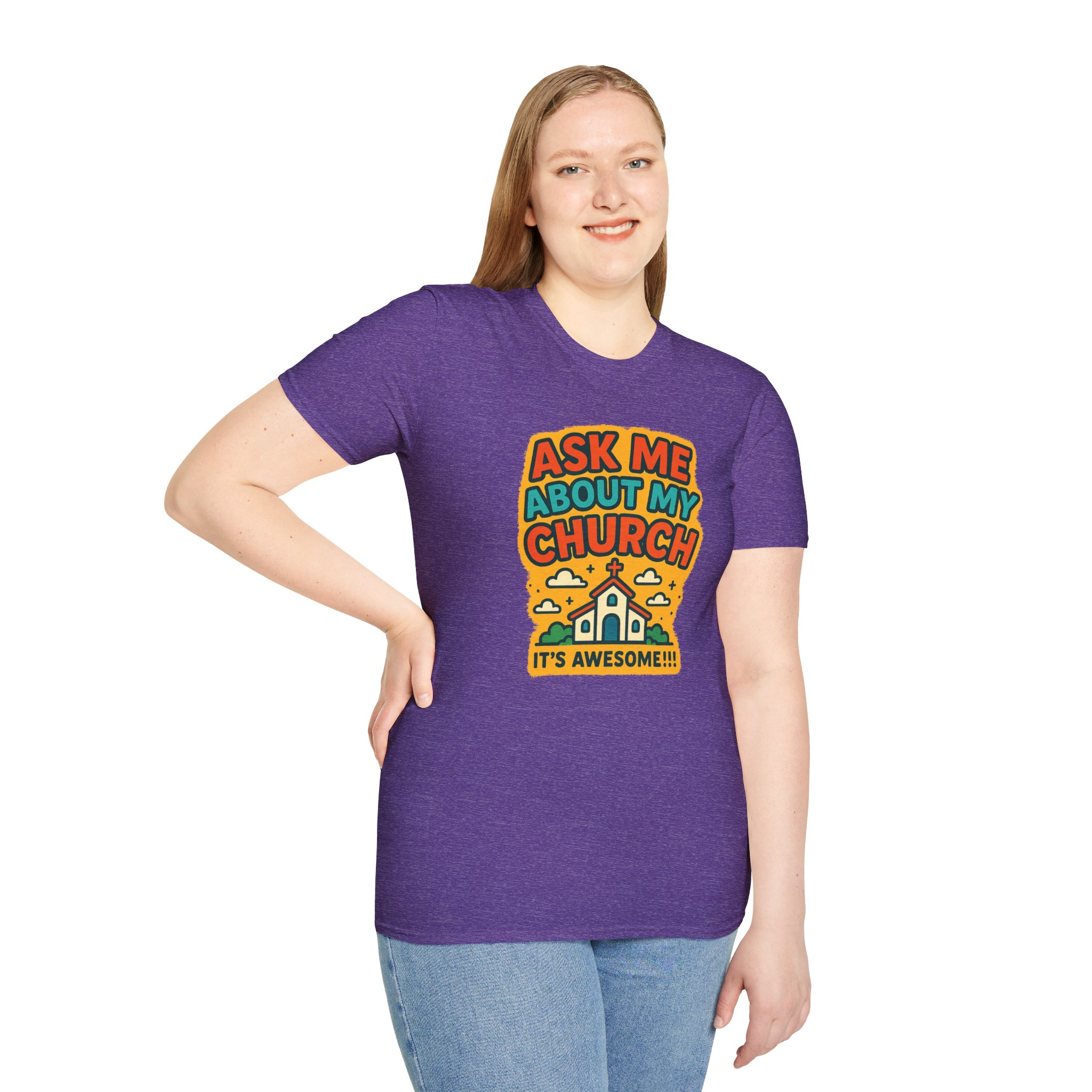 Ask Me About My Church T-Shirt - Image 22