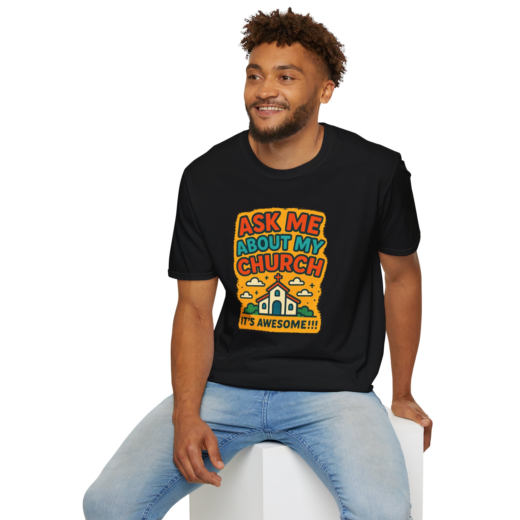 Ask Me About My Church T-Shirt - Image 6